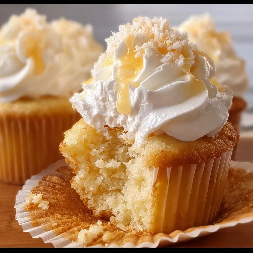 Dole Whip Cupcakes