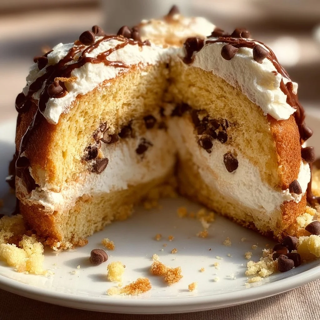 Easy Cannoli Cake