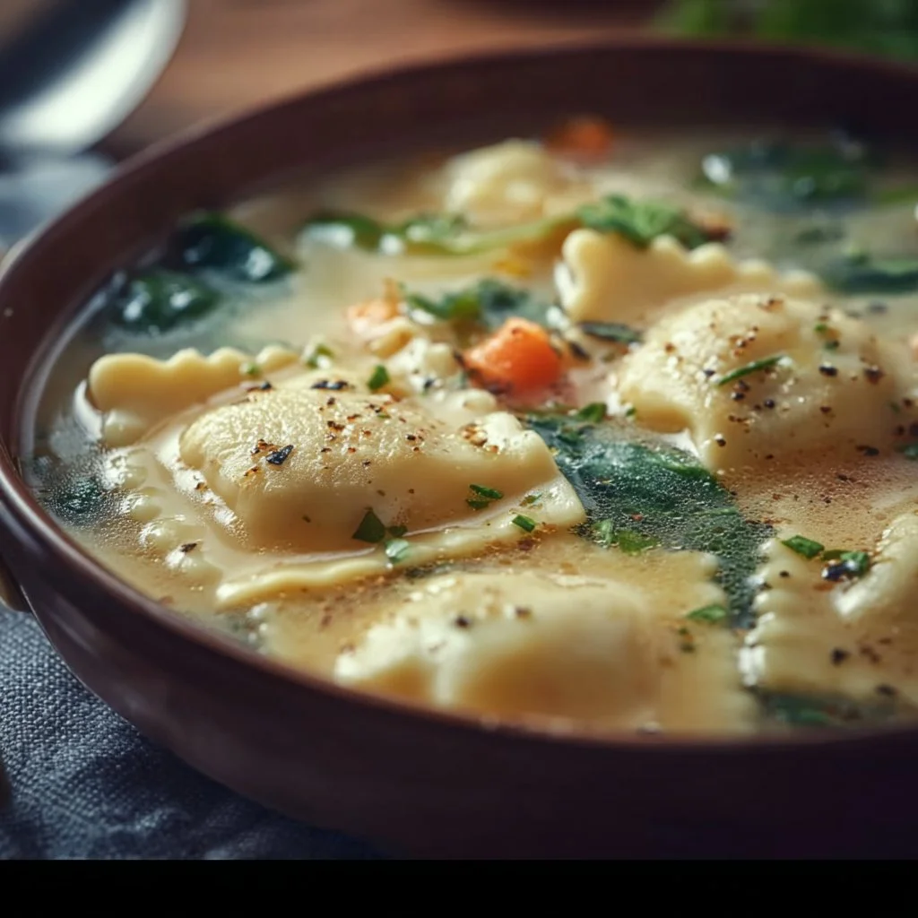 Easy Homemade Ravioli Soup
