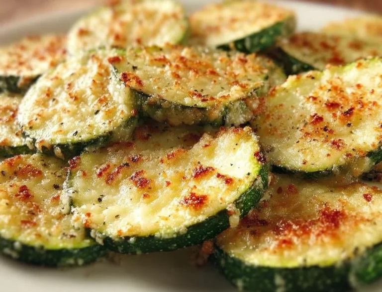 Easy Parmesan Zucchini dish baked with cheese and herbs