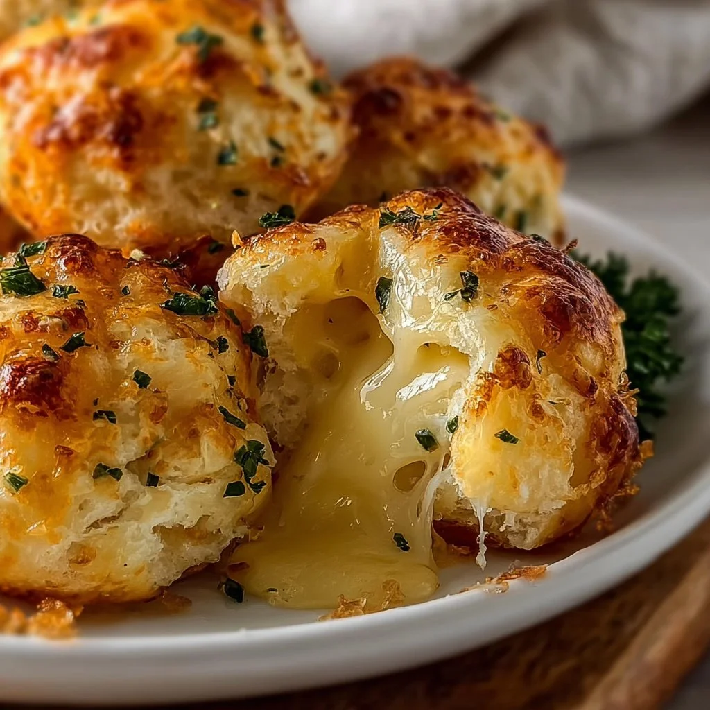Garlic Butter Cheese Bombs