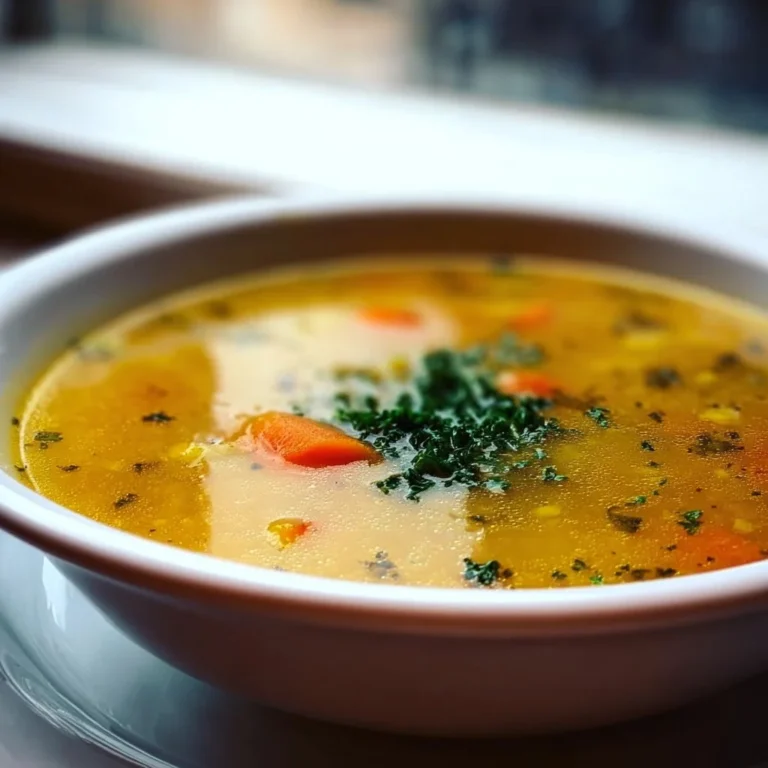 A bowl of Golden Detox Soup filled with vibrant vegetables and spices for detoxification.