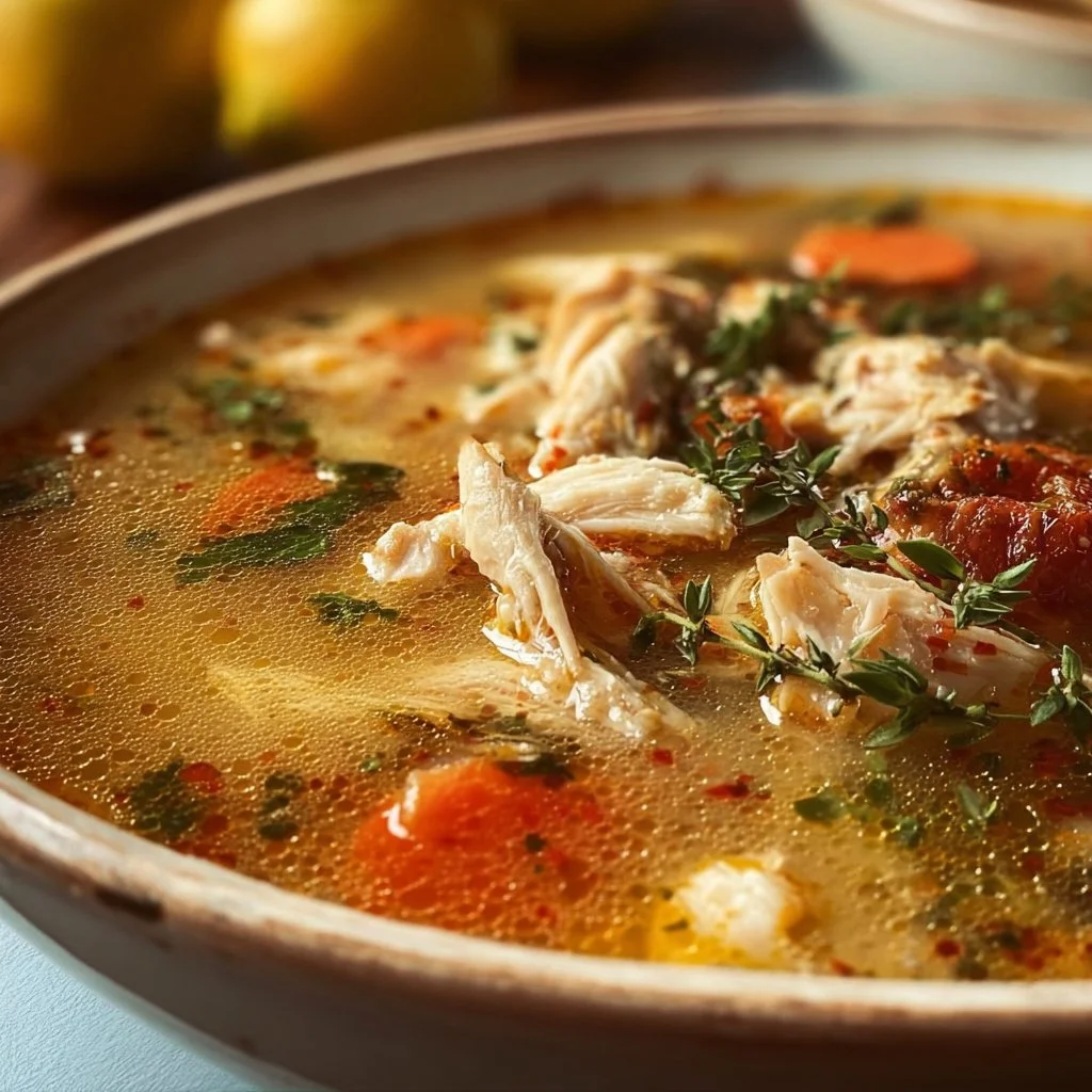 Greek Lemon Chicken Soup