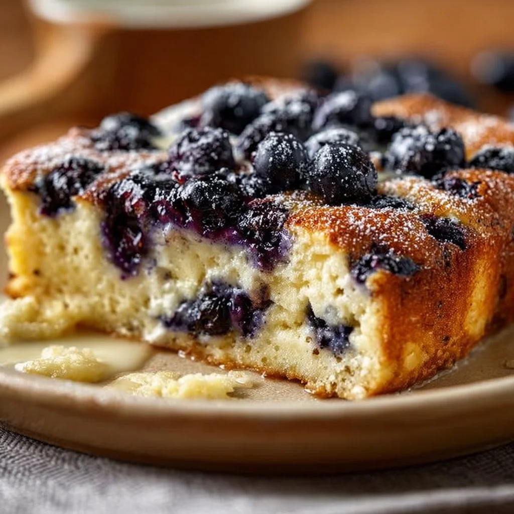 High-Protein Lemon Blueberry Breakfast Bake