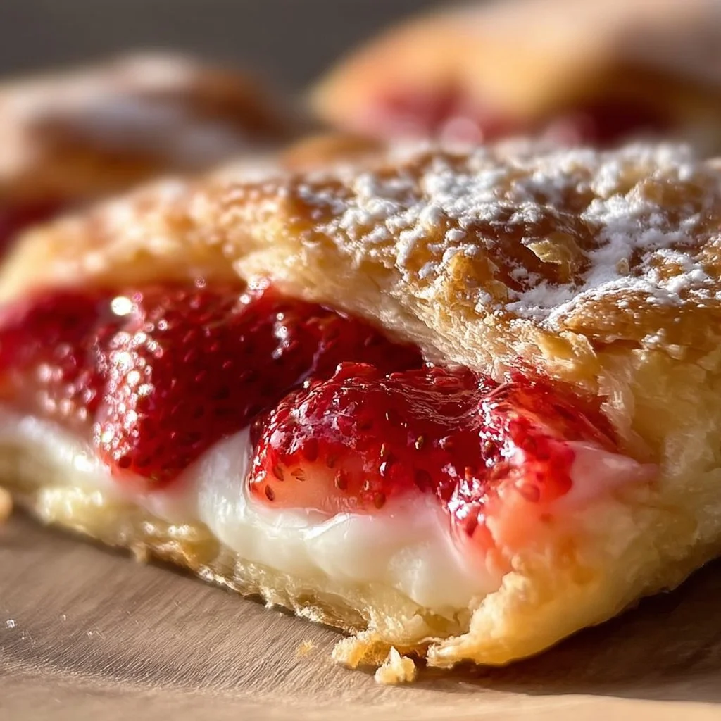 Homemade Strawberry Danish
