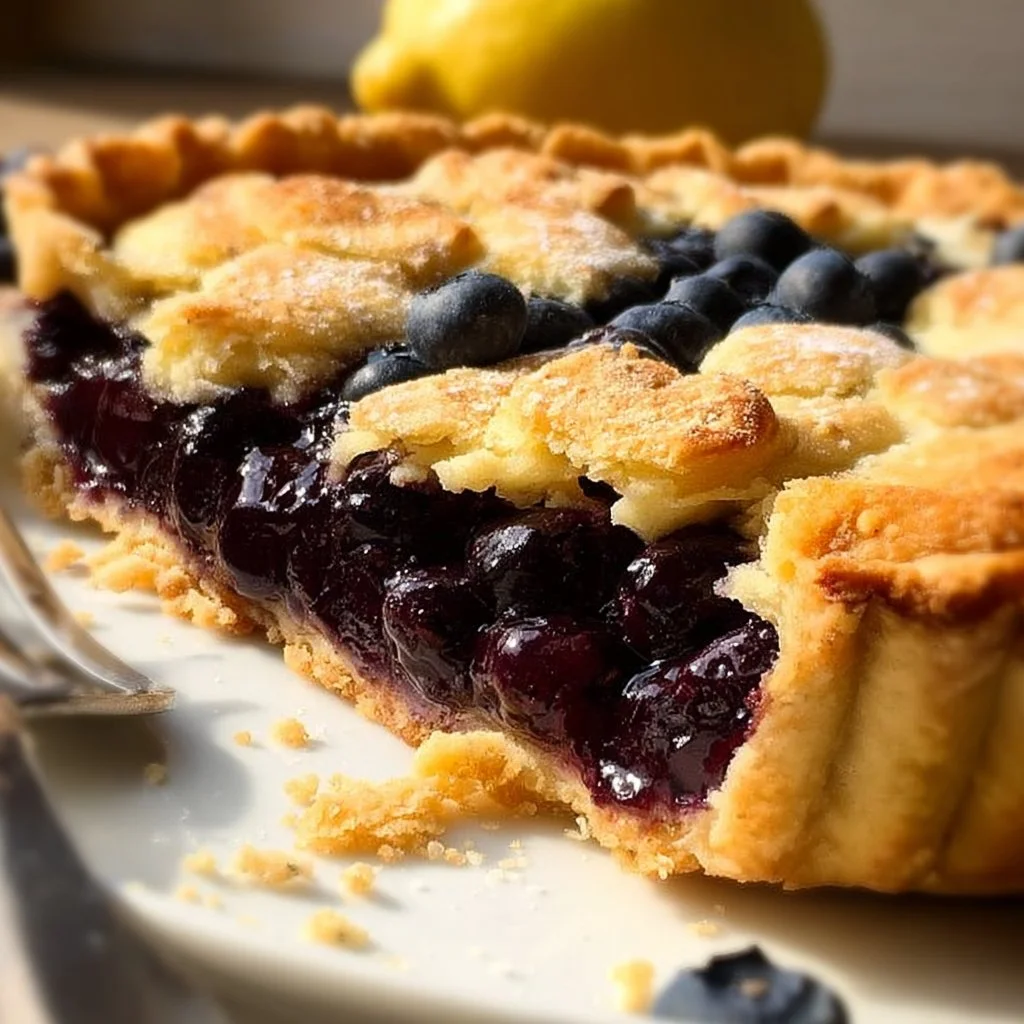 Lemon Blueberry Pie