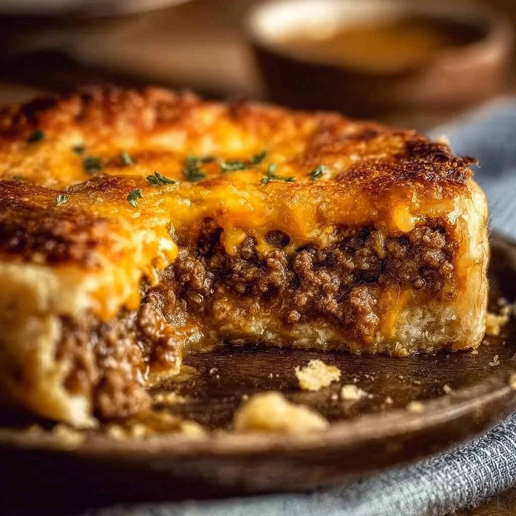 One-Pan Cheeseburger Pie Dinner