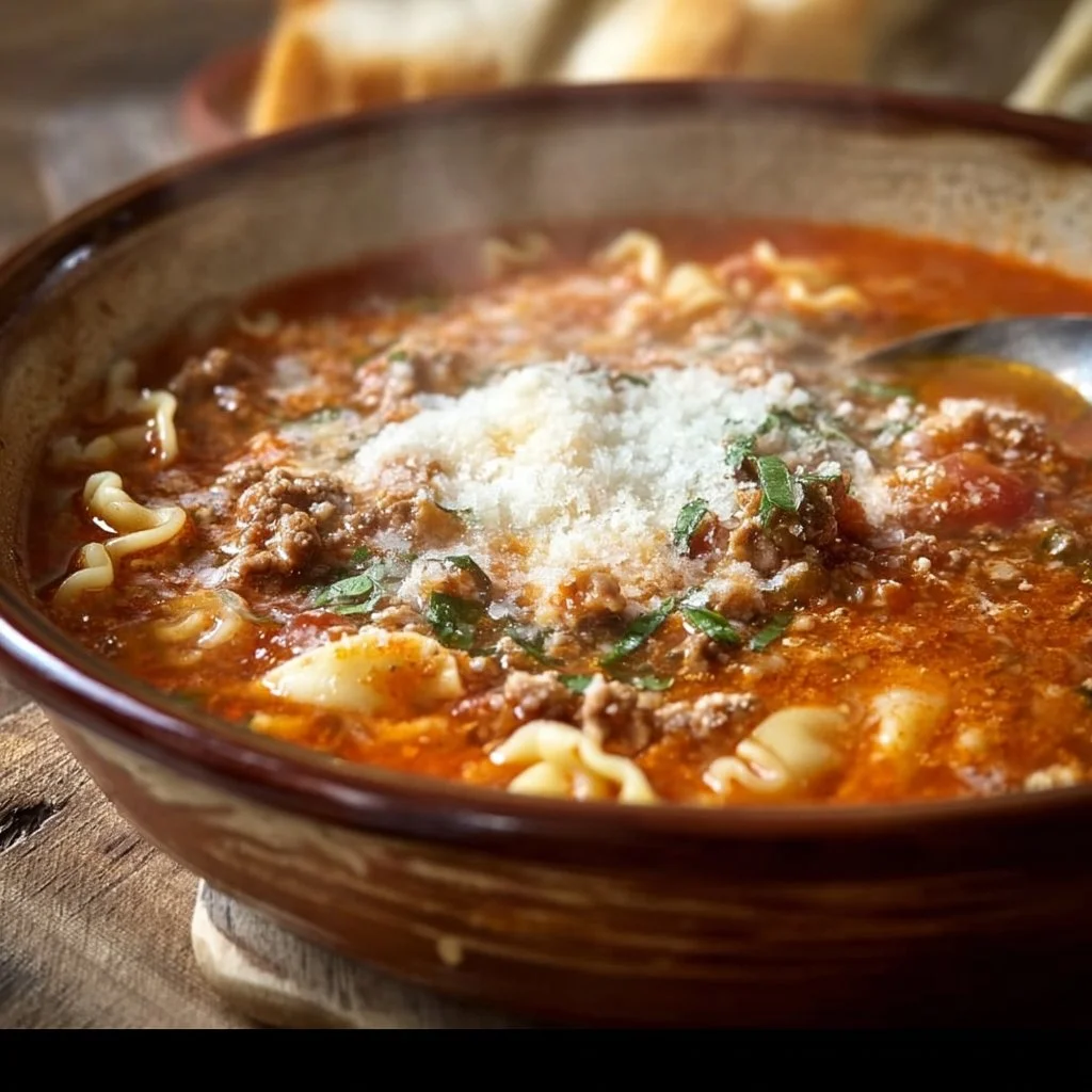 One-Pan Lasagna Soup