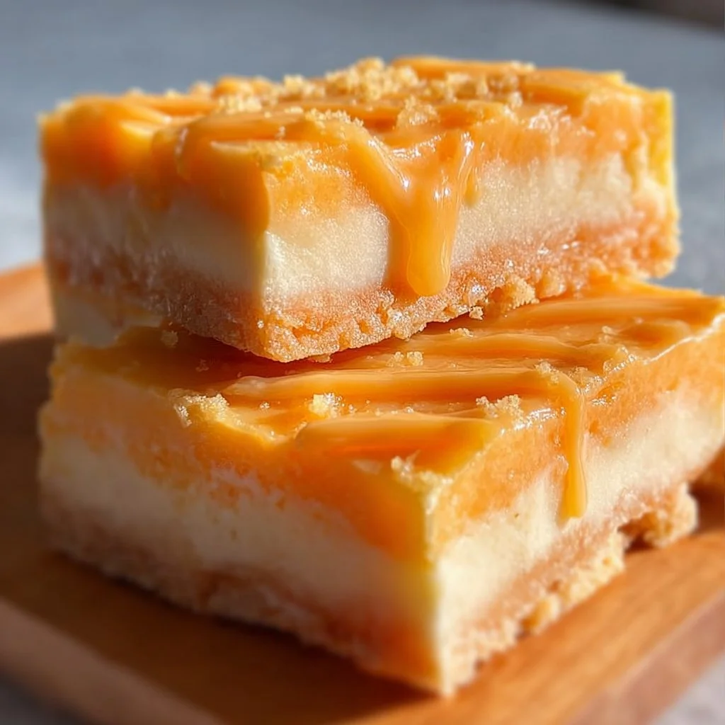 Orange Creamsicle Bars