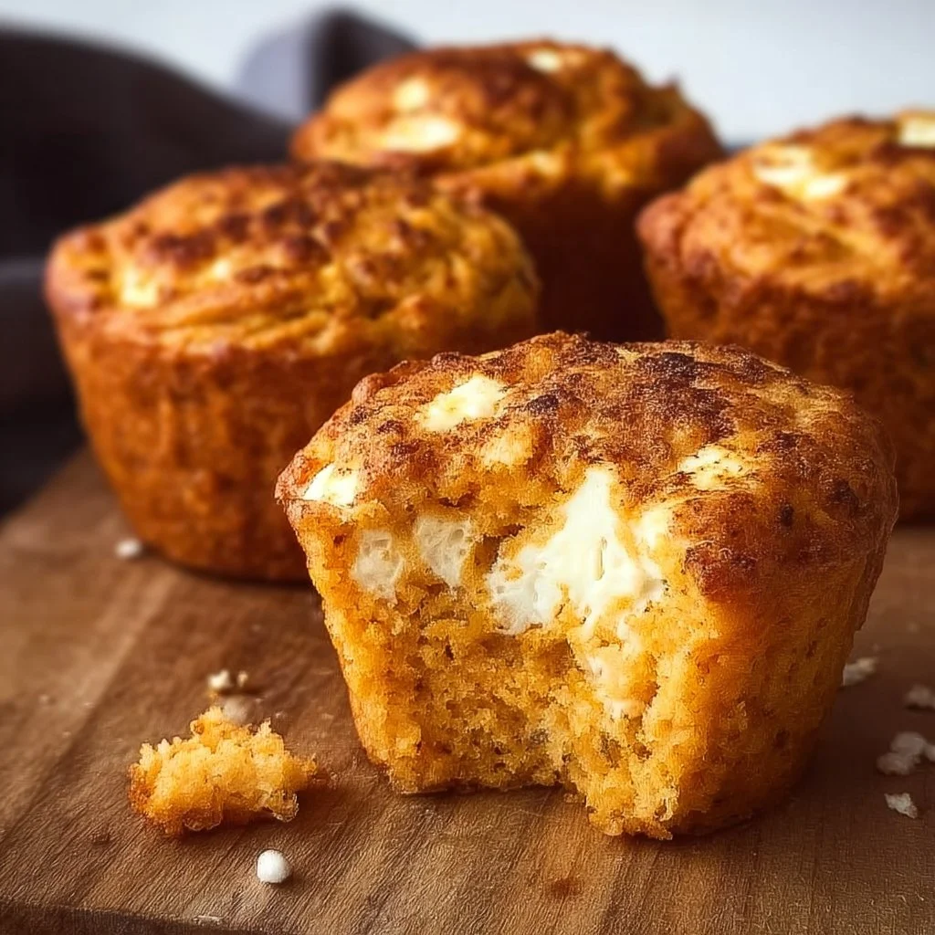 Pumpkin Cottage Cheese Muffins