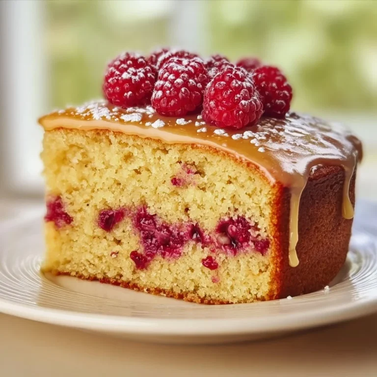 Delicious Raspberry Key Lime Cake with fresh raspberries and lime zest topping