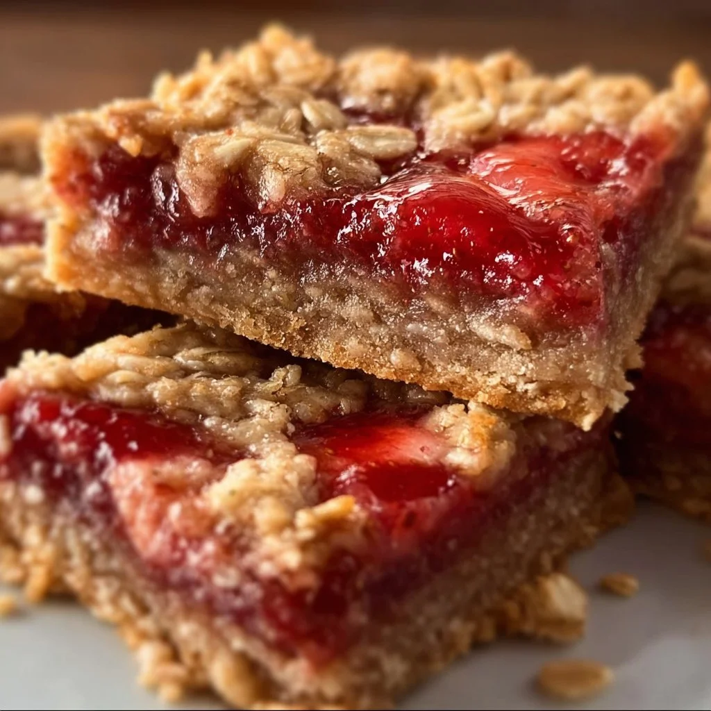 Strawberry Oatmeal Bars