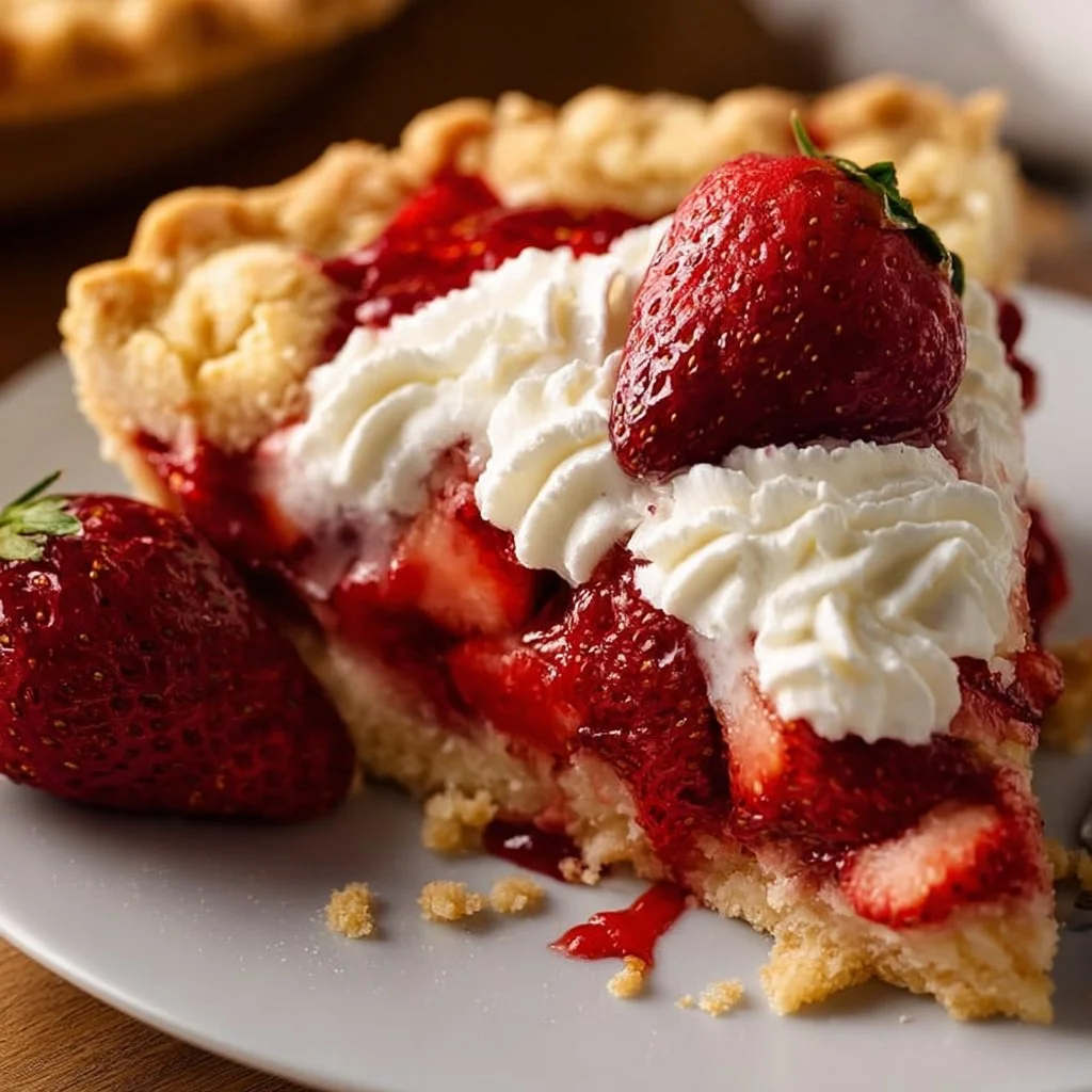 Strawberry Shortcake Pie