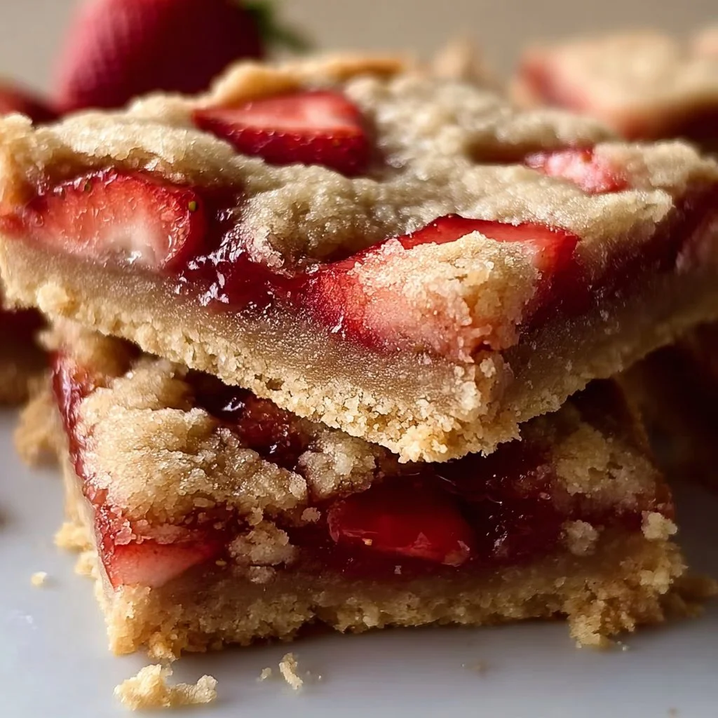 Strawberry Sugar Cookie Bars