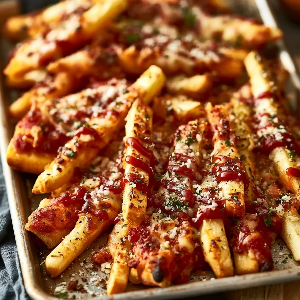 Baked Pizza Fries
