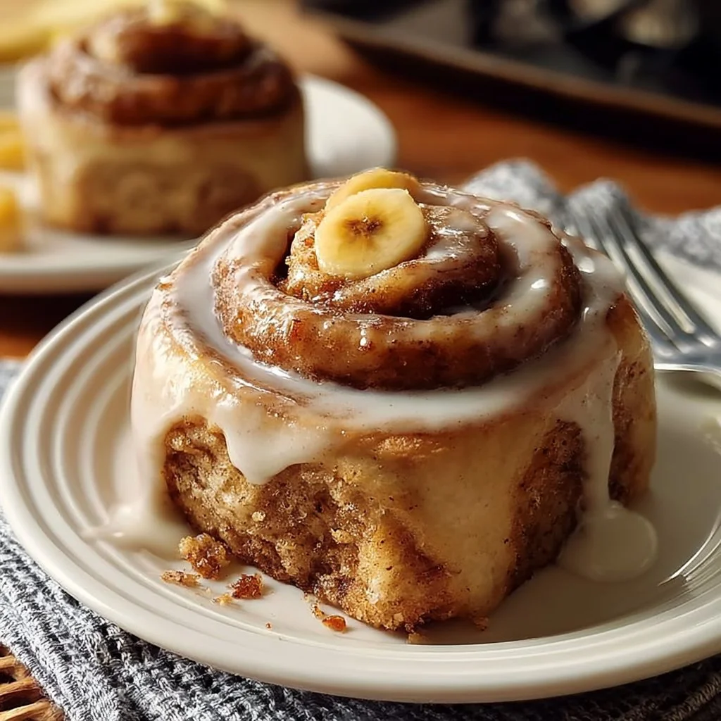 Banana Bread Cinnamon Rolls
