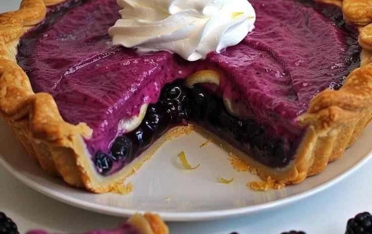 Blackberry Lemonade Pie