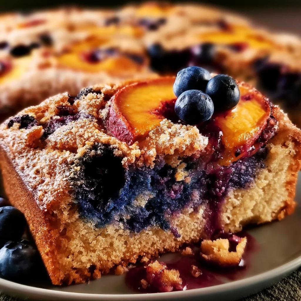 Blueberry Peach Cake