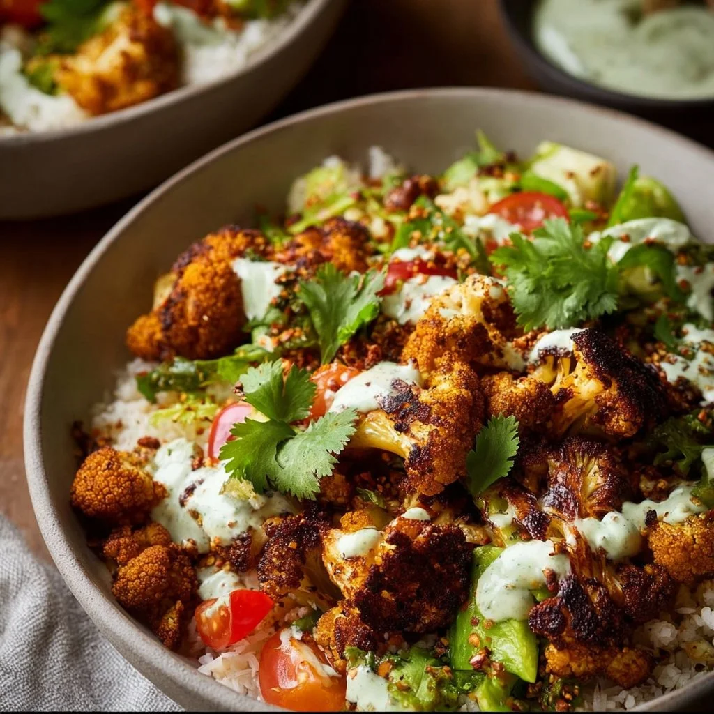 Cauliflower Shawarma Bowls