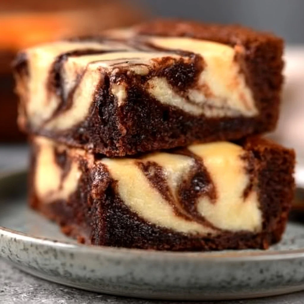 Cheesecake Swirl Fudge Brownies