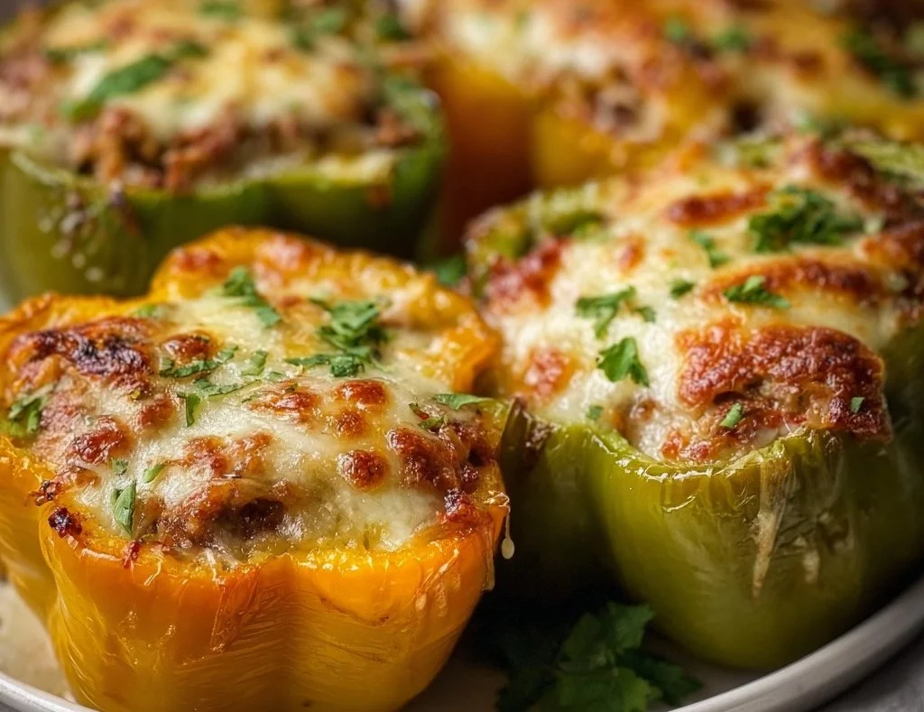Cheesy Stuffed Bell Peppers
