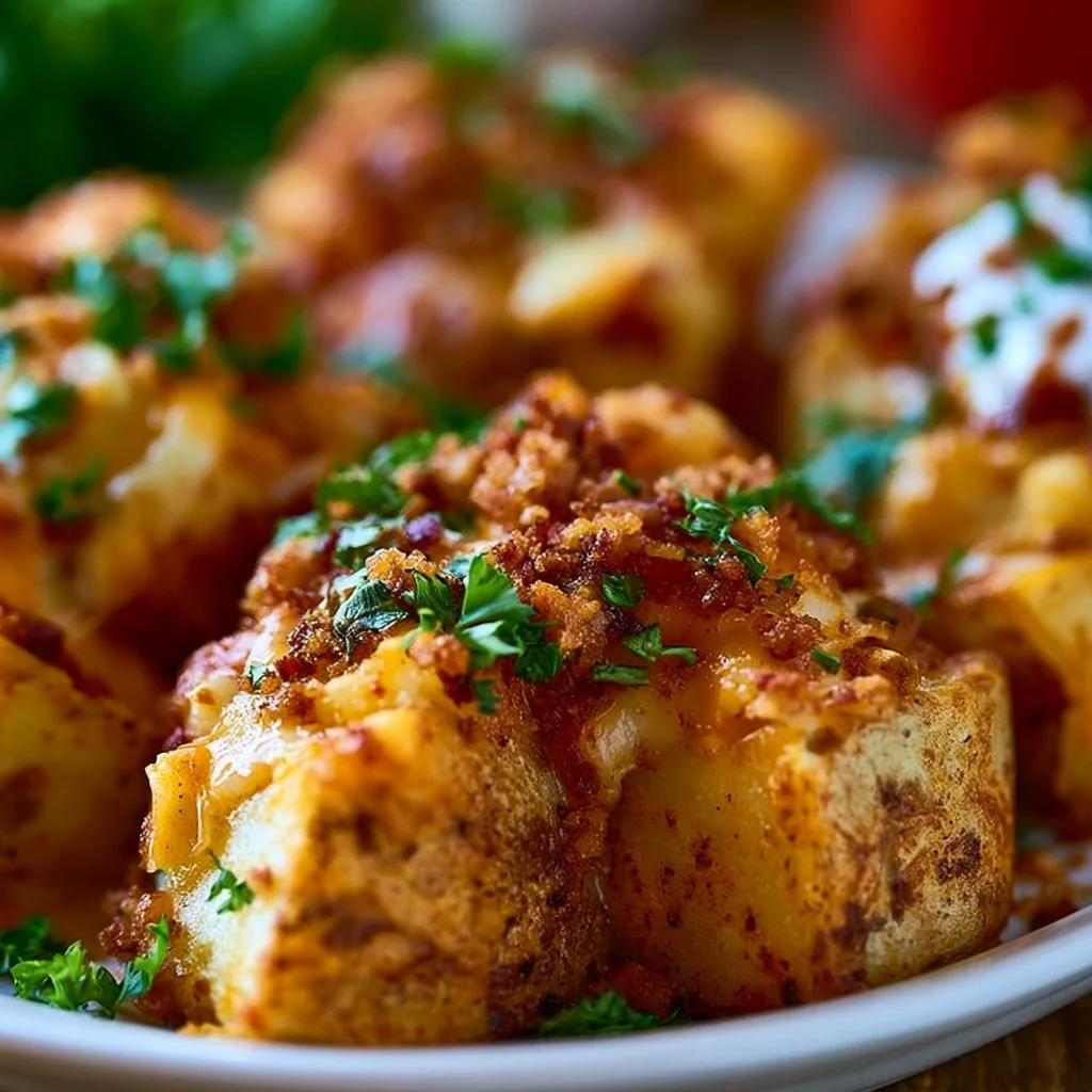 Cheesy Taco Potatoes