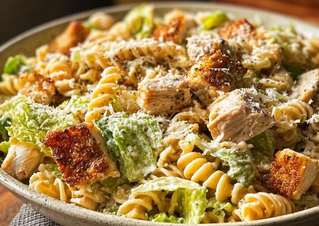 Chicken Caesar Pasta Salad