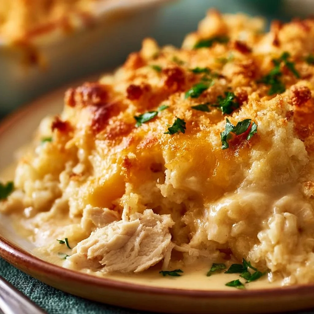Chicken Cauliflower Rice Casserole