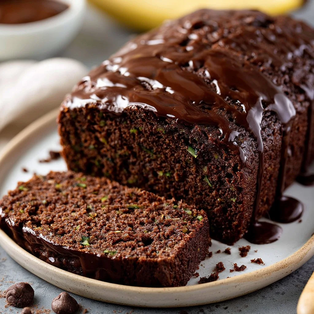 Chocolate Zucchini Banana Bread
