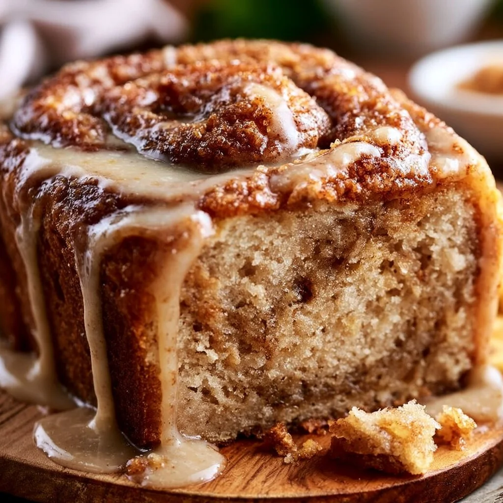 Cinnamon Roll Banana Bread