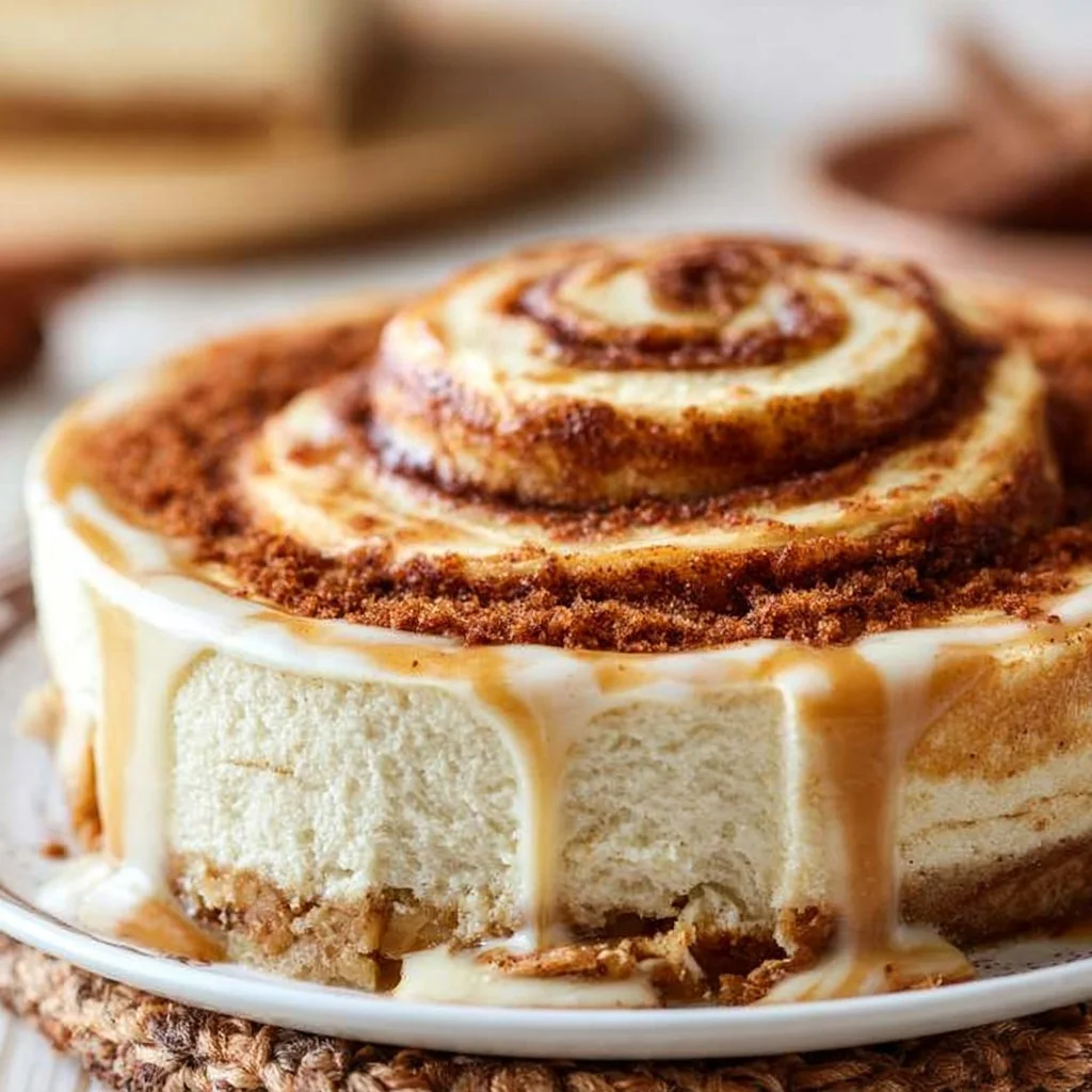 Cinnamon Roll Cheesecake