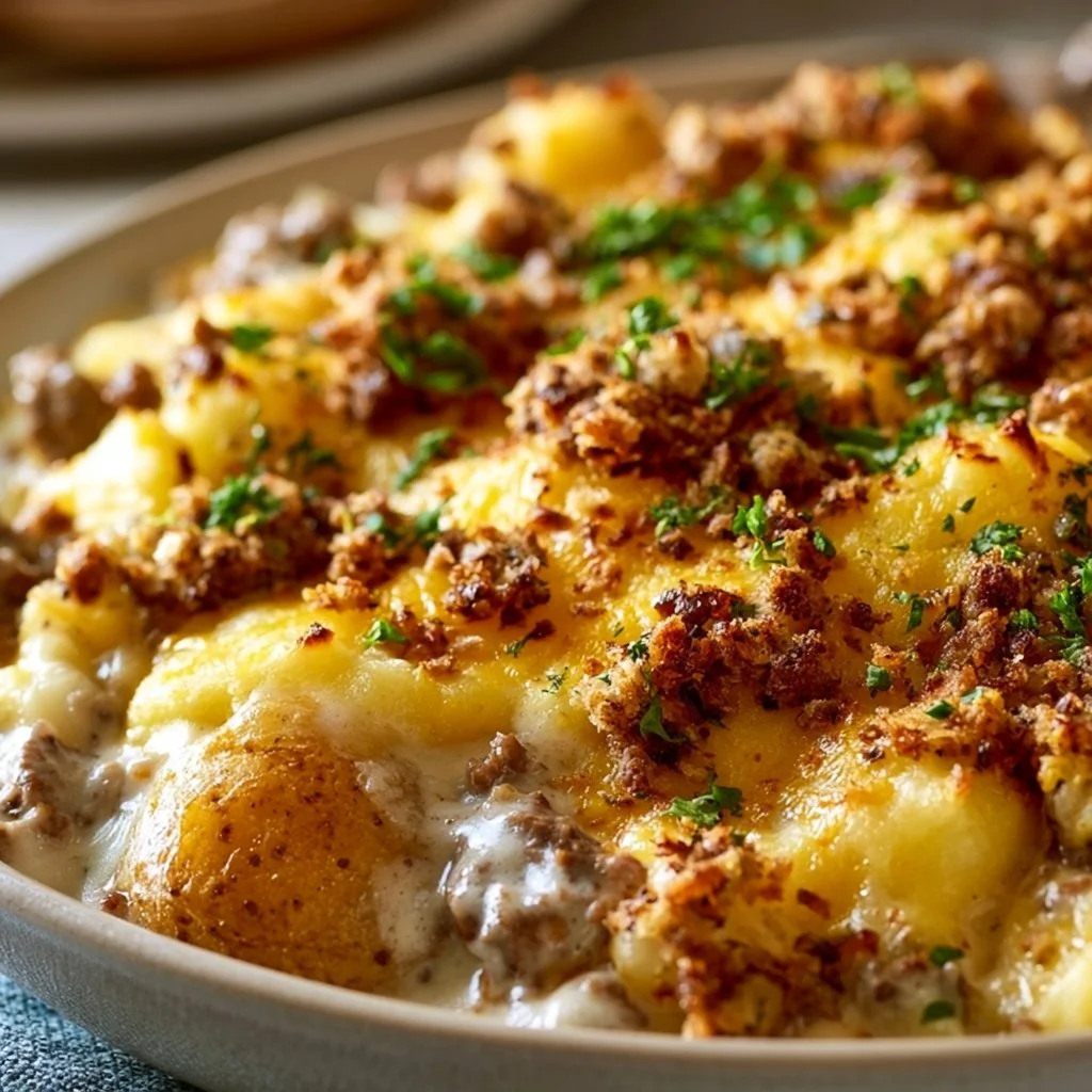 Creamy Beef and Potato Casserole