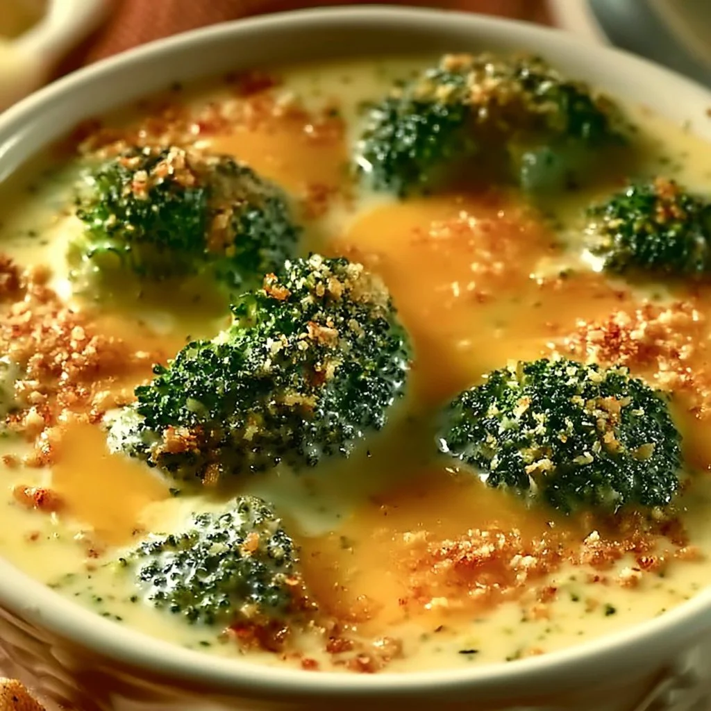 Creamy Broccoli Cheddar Soup