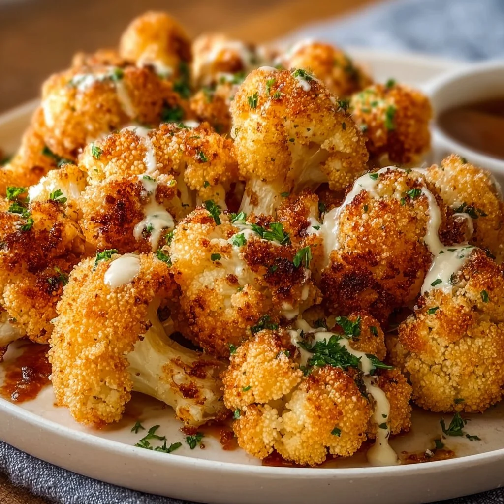 Crispy Baked Cauliflower Bites