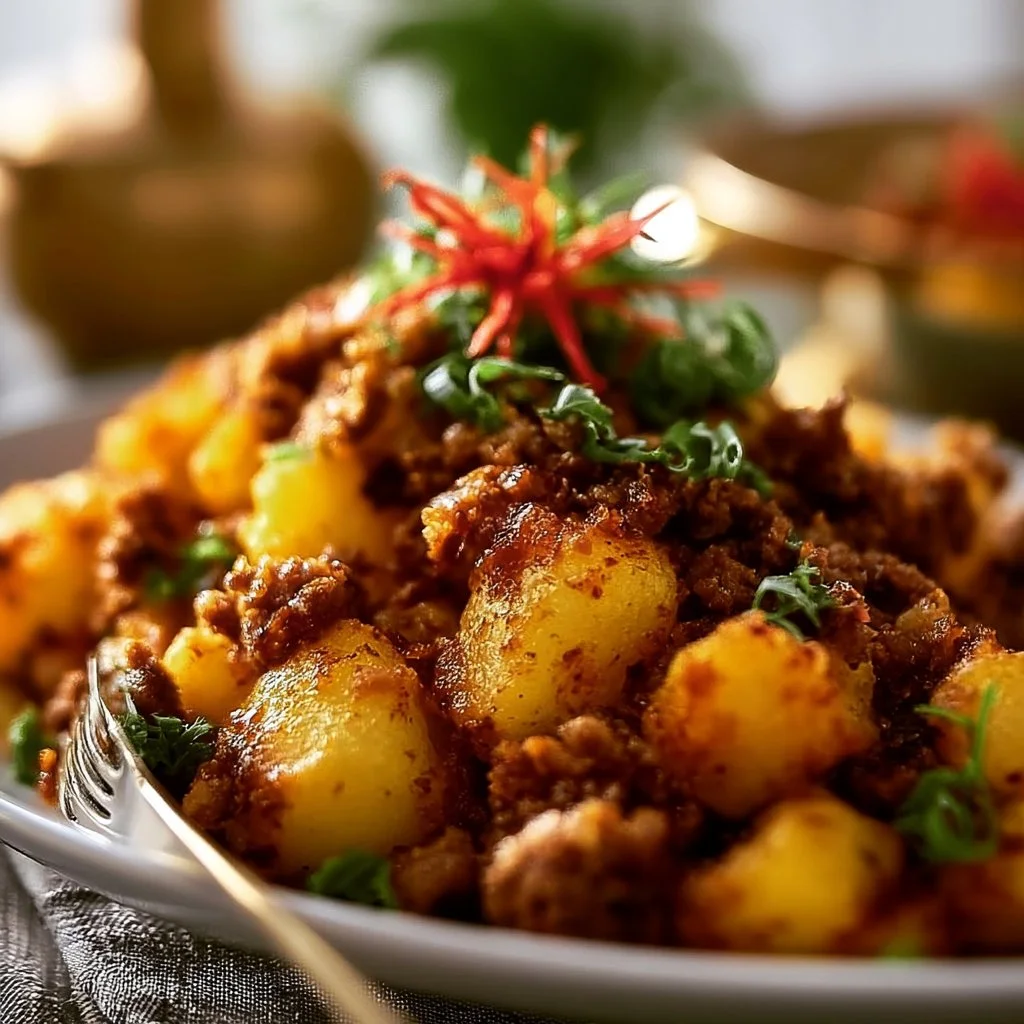 Crispy Ground Beef and Potatoes