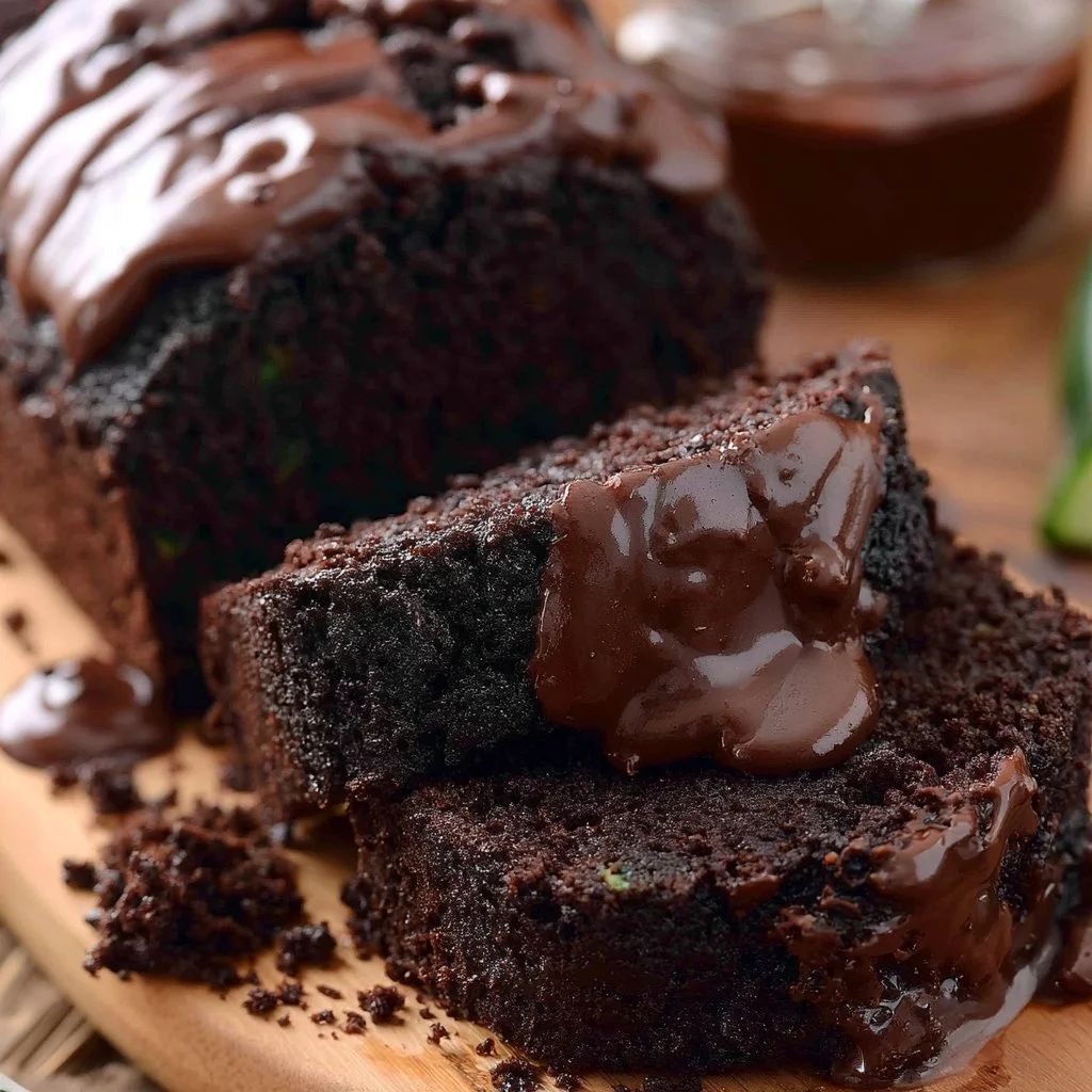 Double Dark Chocolate Zucchini Loaf