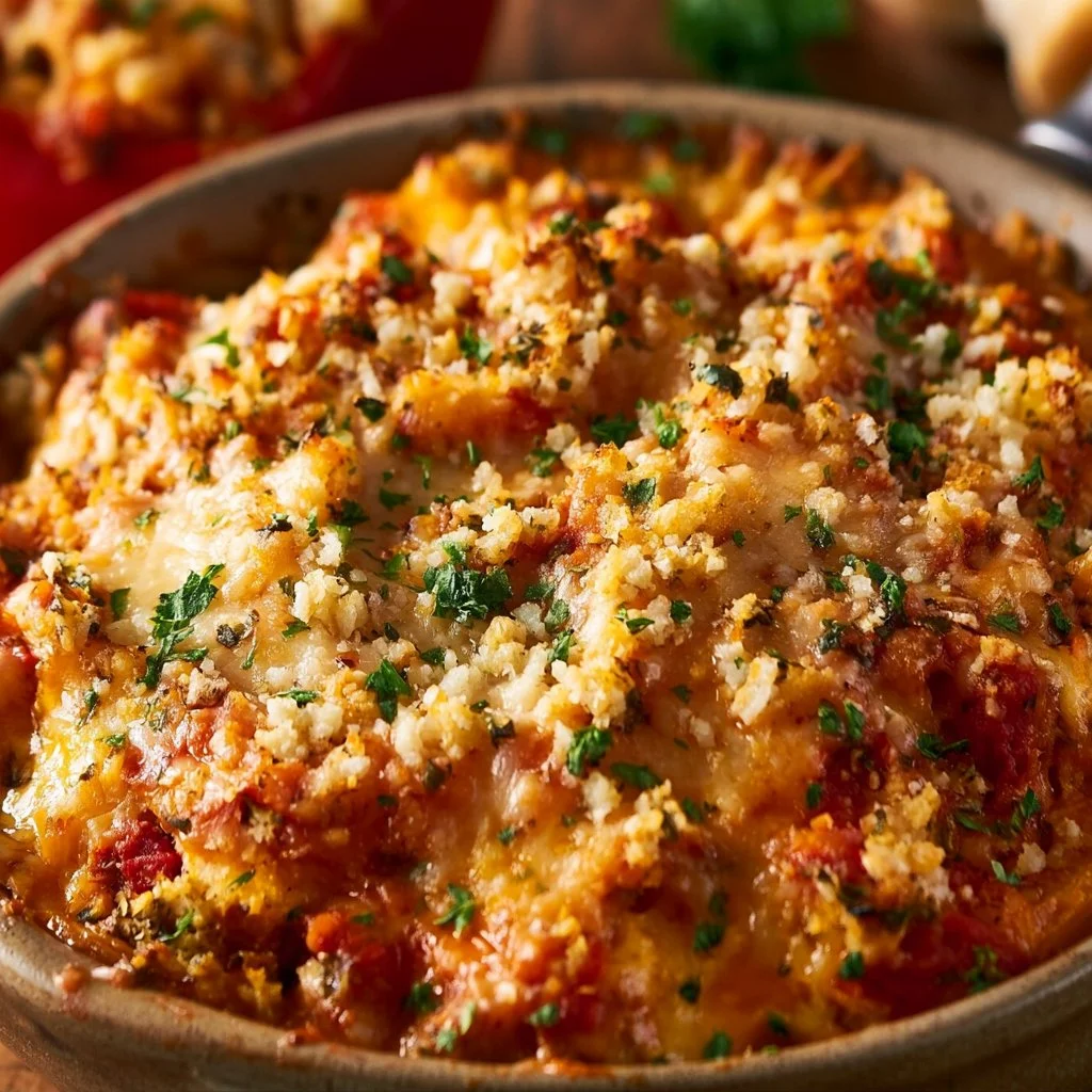 Easiest Unstuffed Peppers