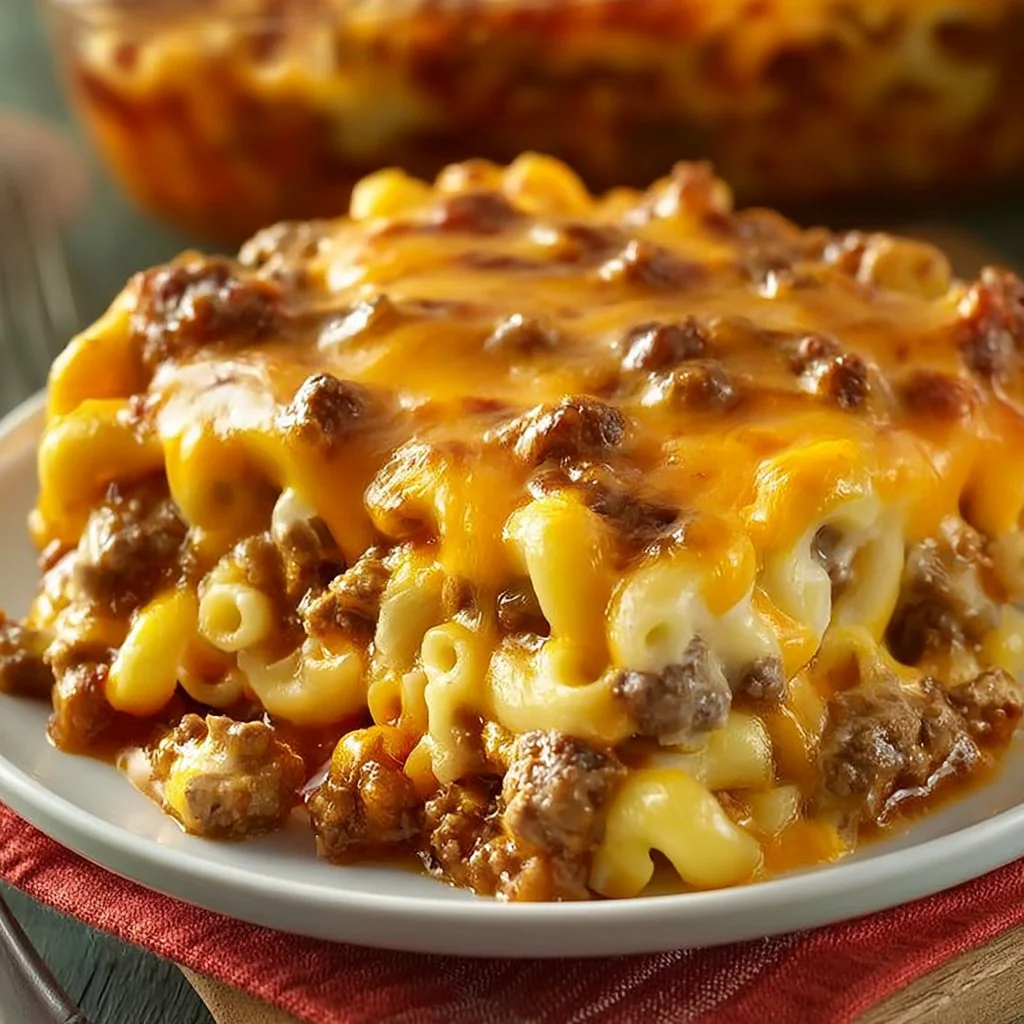 Easy Cheeseburger Macaroni Casserole