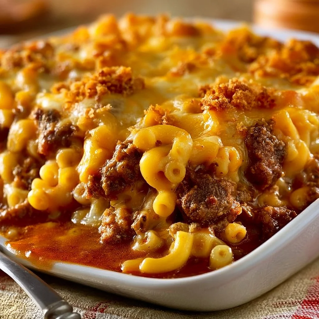 Easy Cheeseburger Macaroni Casserole