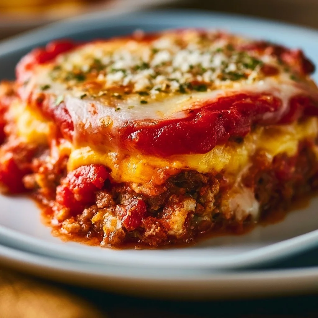 Easy Low Carb Pizza Casserole