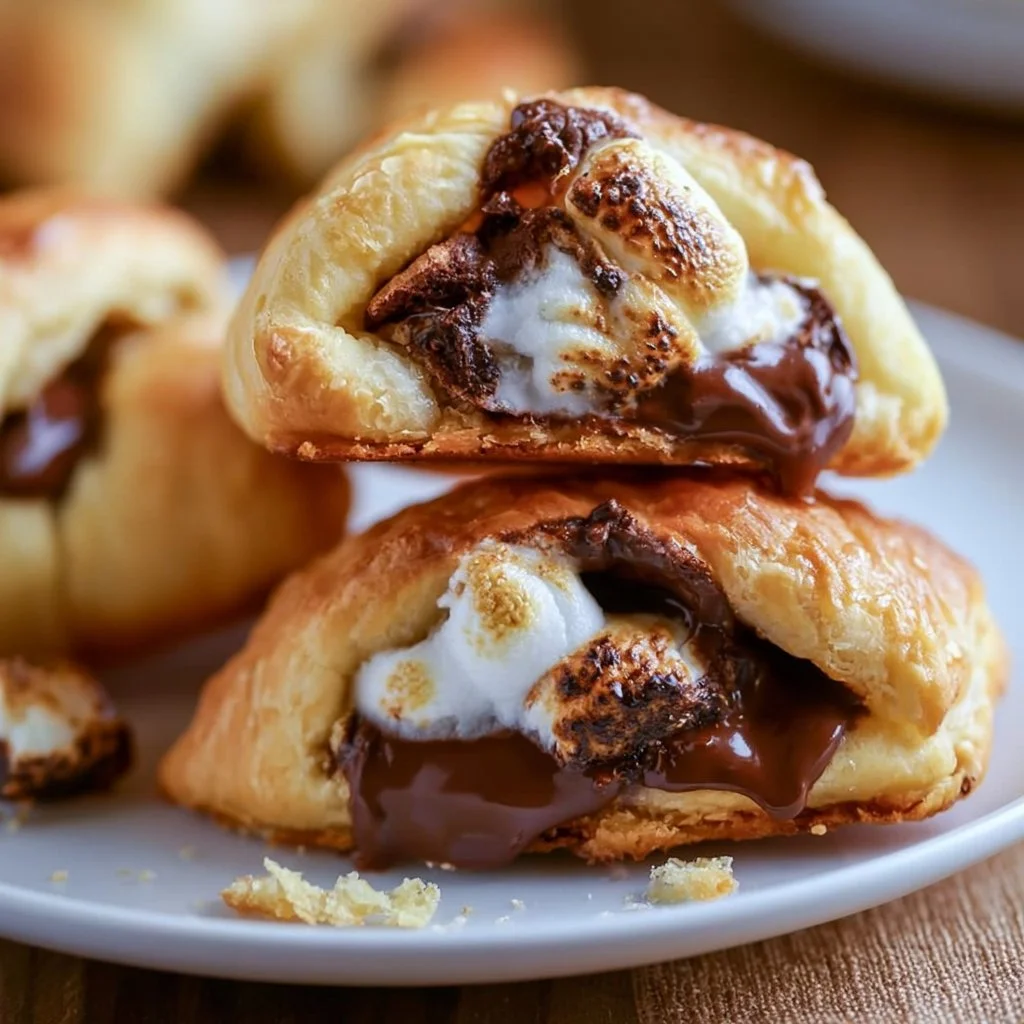 Easy S'Mores Crescent Rolls