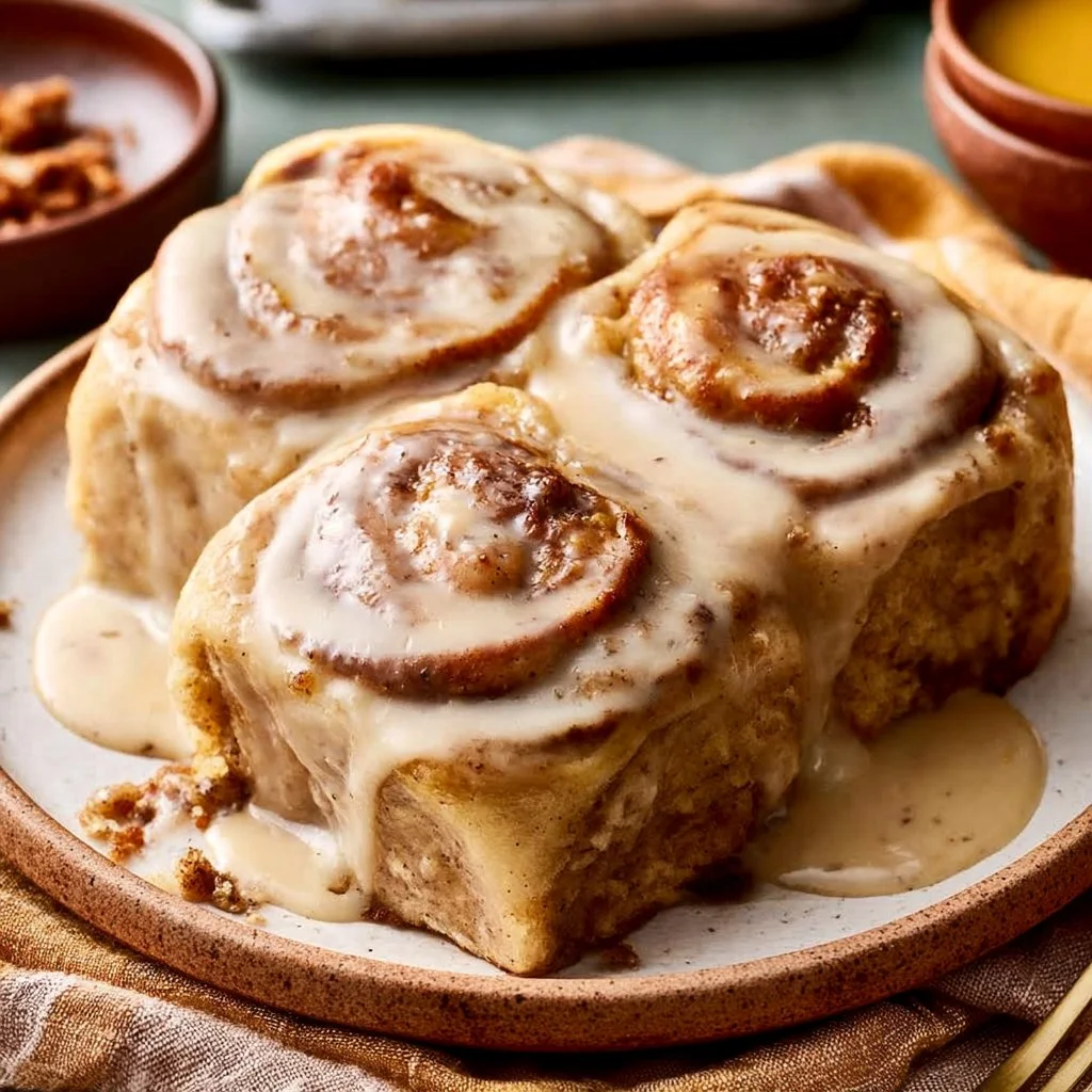 Gooey Banana Bread Cinnamon Rolls