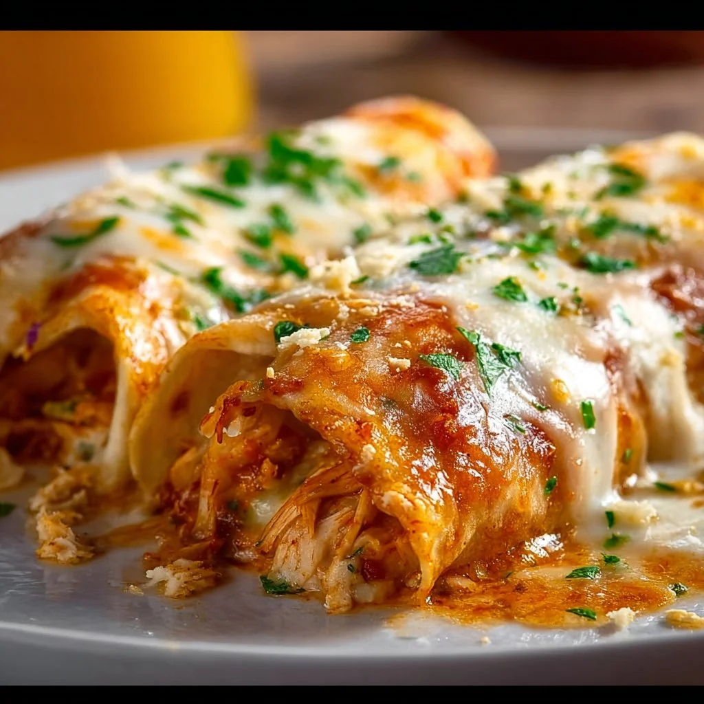 Healthy Chicken Enchiladas