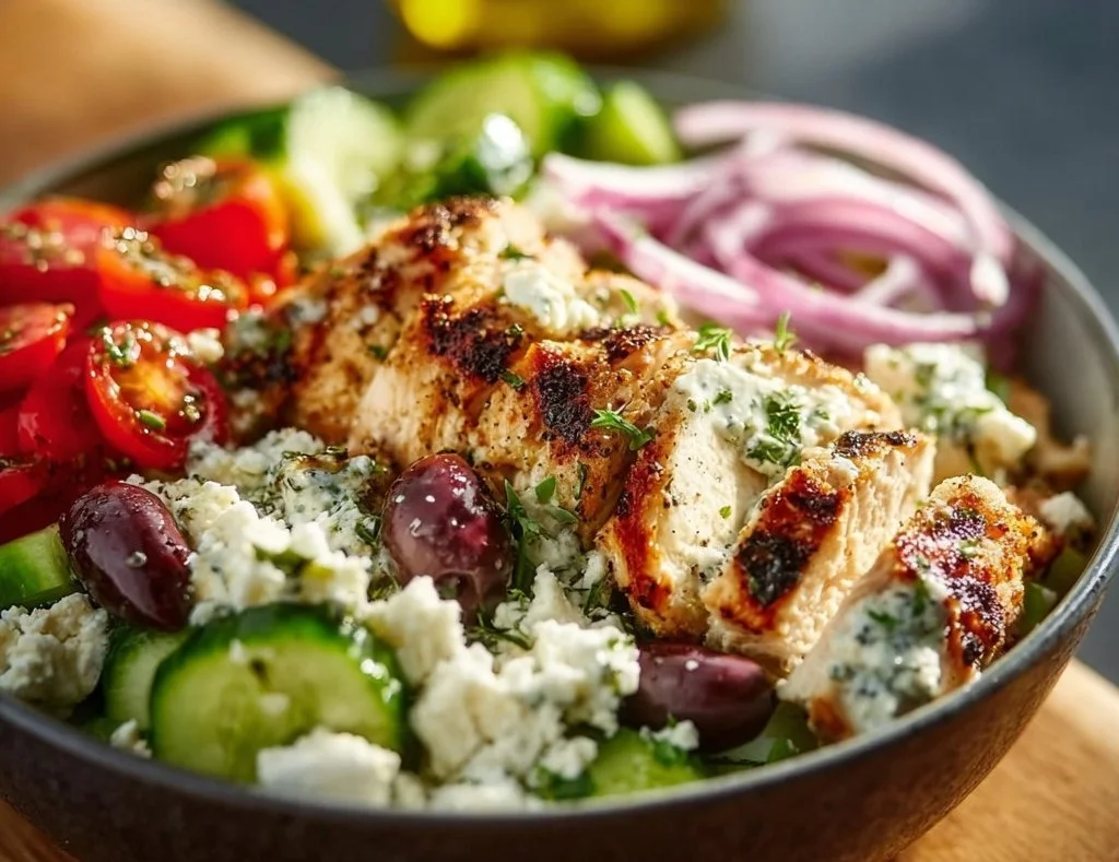 Healthy Greek Chicken Bowl