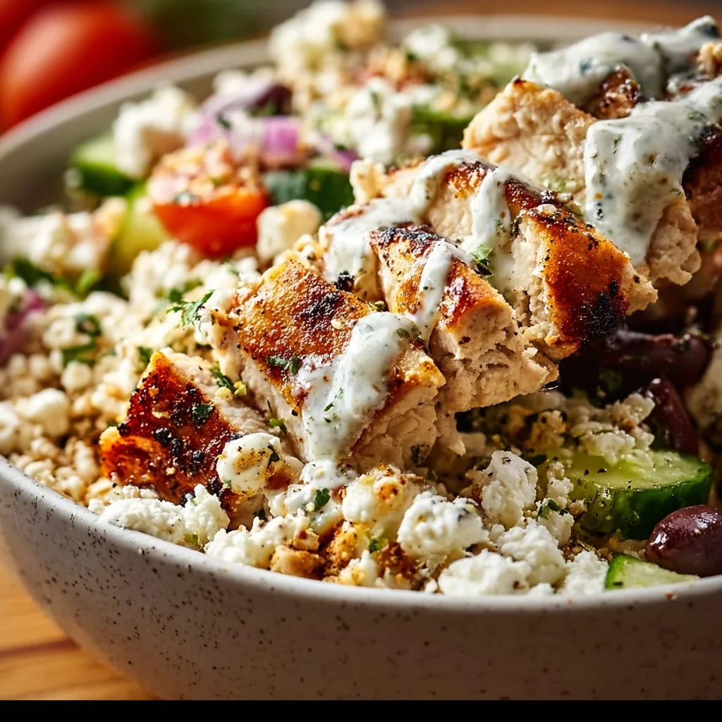 Healthy Greek Chicken Bowl