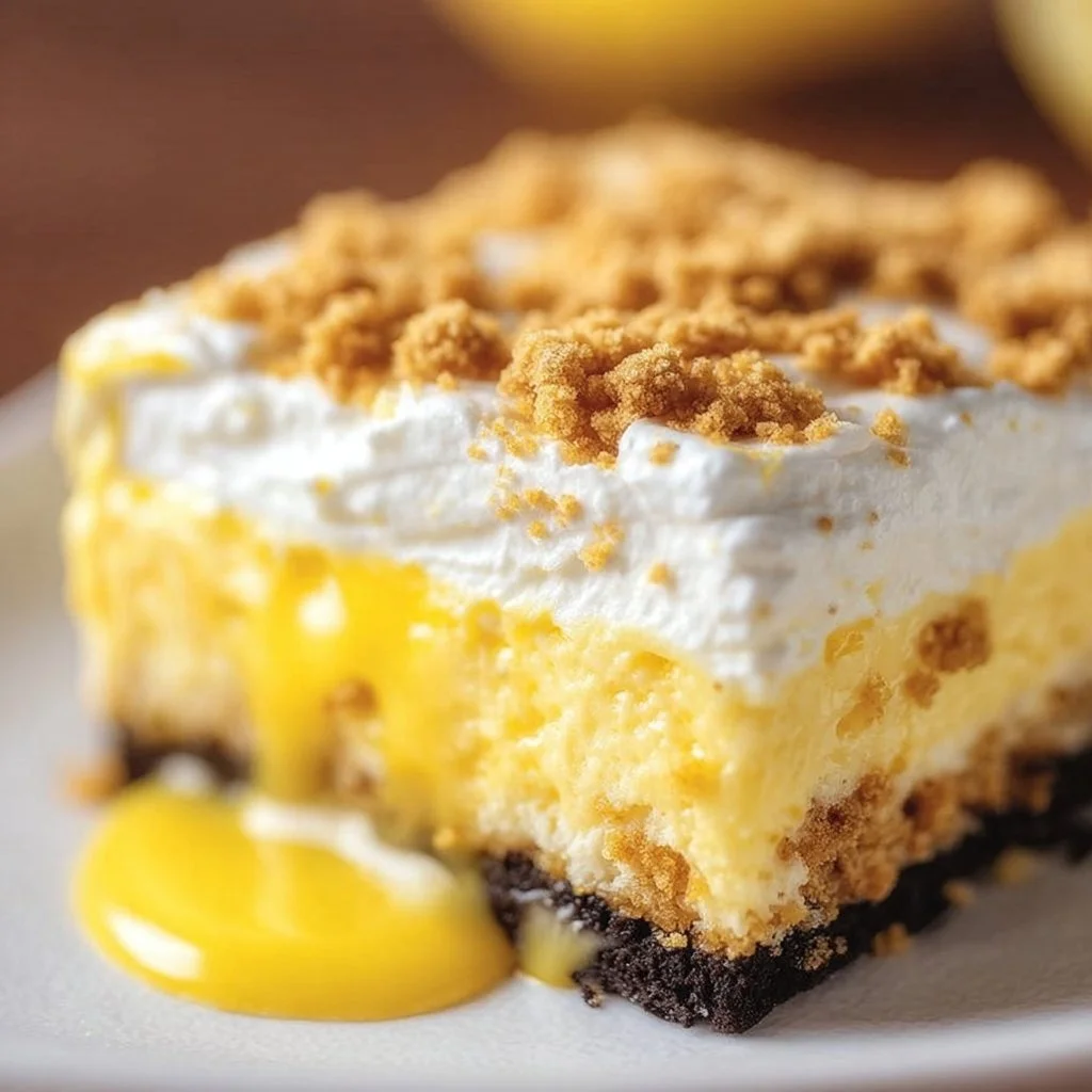 Heavenly Lemon Oreo Dessert