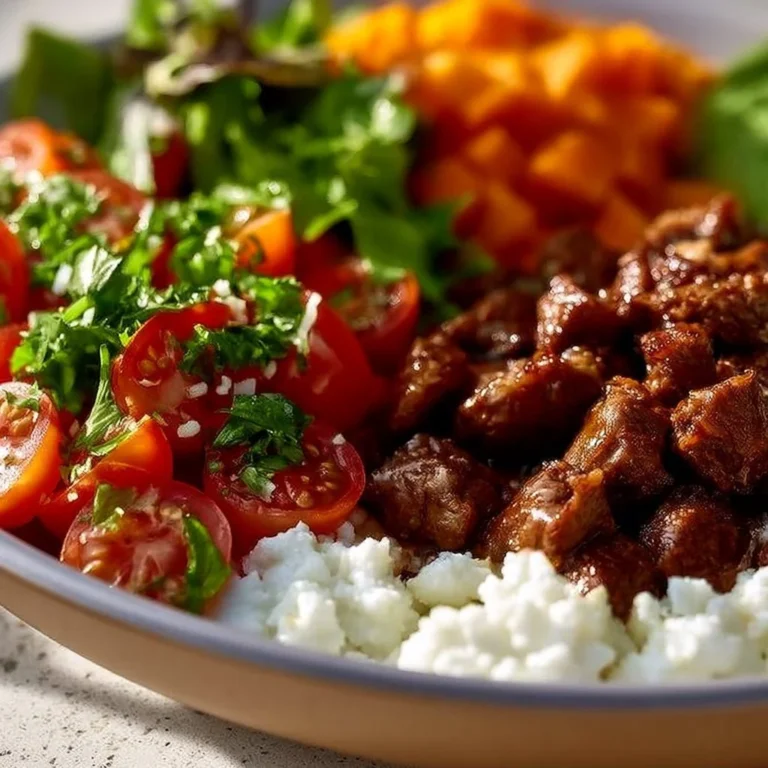 High-protein beef bowls with vegetables and grains for a balanced meal