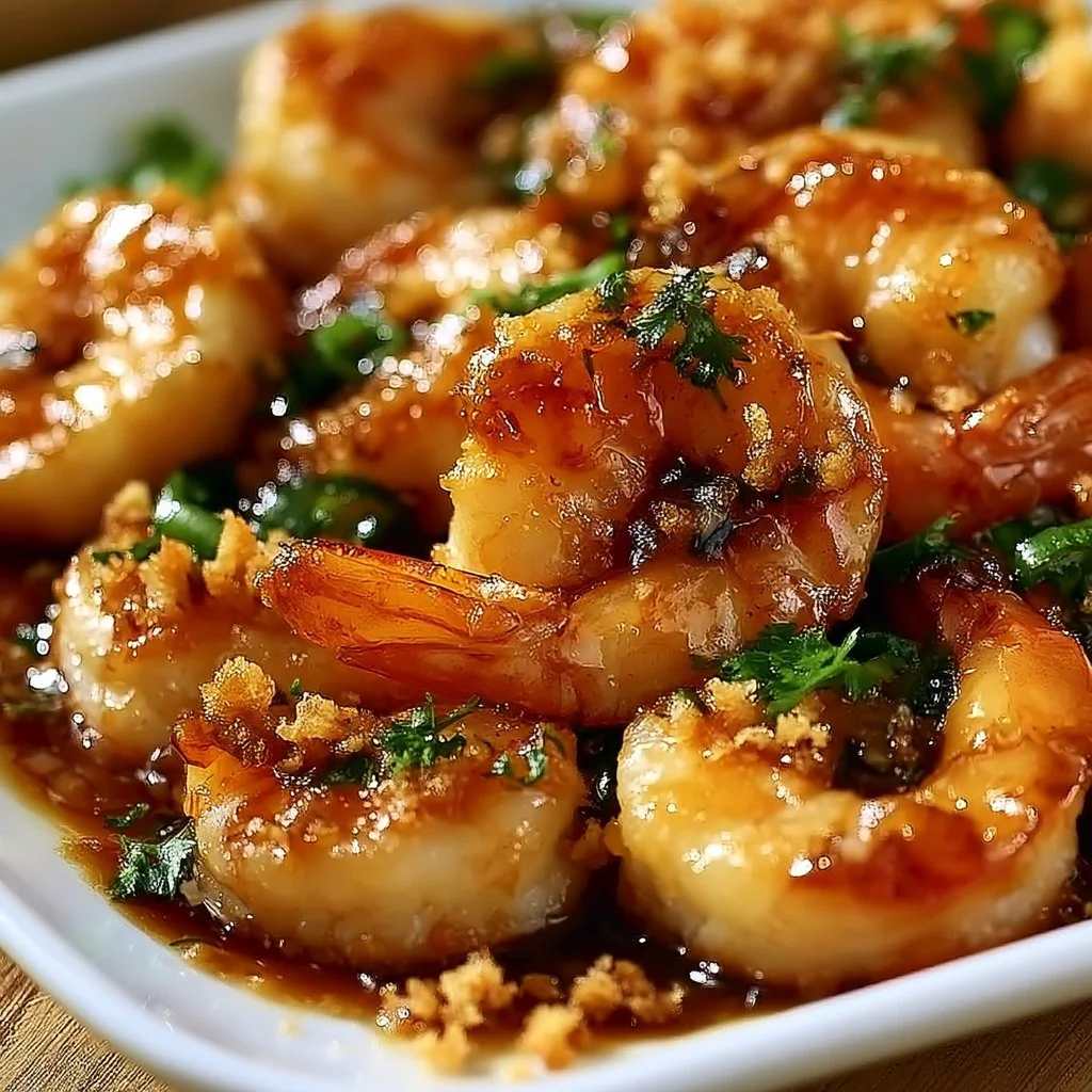 High Protein Honey Garlic Shrimp