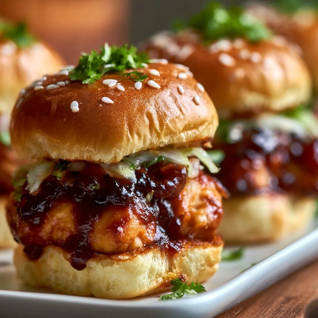 Honey Chipotle Chicken Sliders
