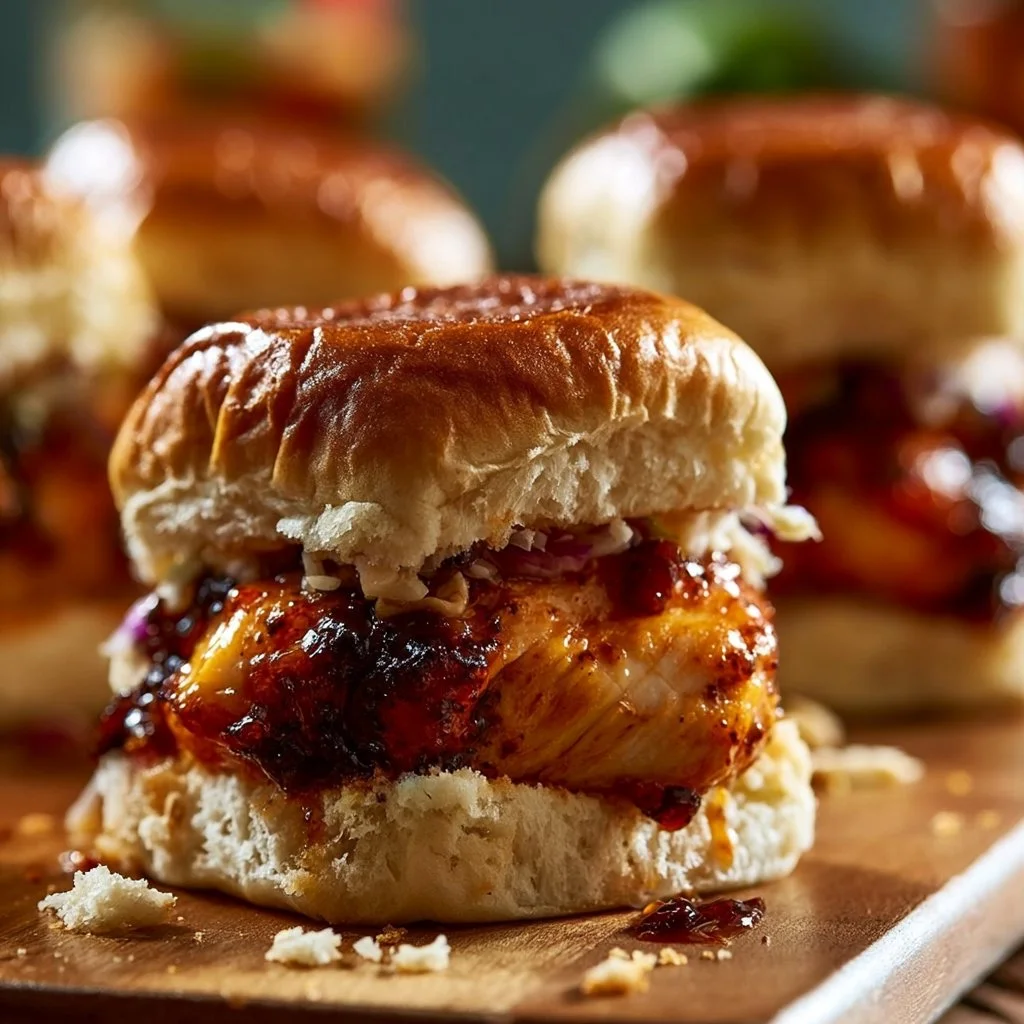 Honey Chipotle Chicken Sliders